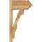 Ekena Millwork Balboa Arts & Crafts Rough Sawn Outlooker, Western Red Cedar, 8"W x 16"D x 28"H OUT08X16X28BOA03RWR - alternate 2